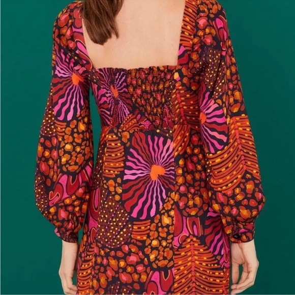 NWT Farm Rio Leopard Hearts Mini Dress - Size XS - Picture 3 of 8